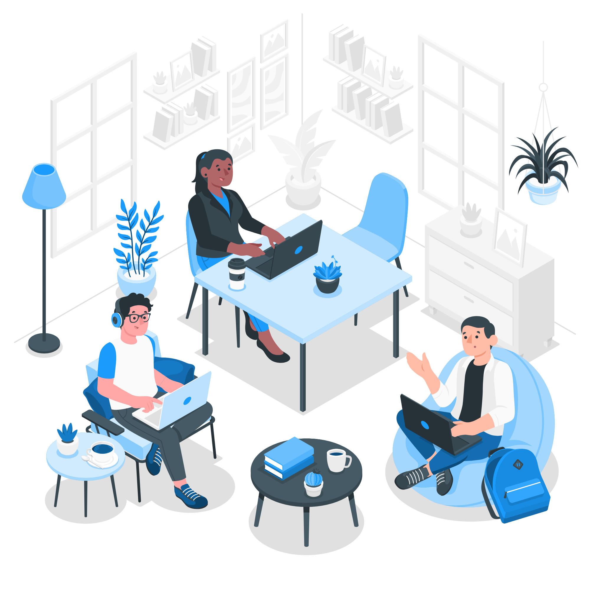 6 Seater Boss Cabin coworking space in borivali